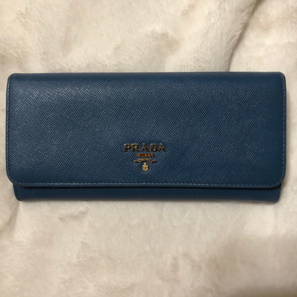 Prada Large Saffiano Leather Wallet